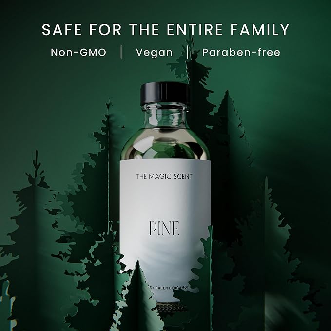 Pine Aroma Oil - Diffuser Oil Scent - Cold-Air & Ultrasonic Diffuser Oil - Pine Essential Oil - Essential Oils for Diffusers Aromatherapy - Pine Oil - 8.5 fl oz, 250 mL