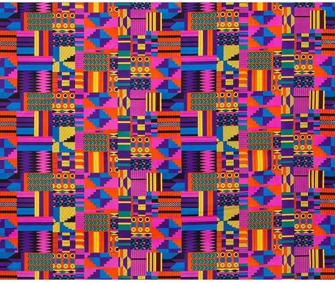 African Fabric 6 Yard Ankara Fabric Tribal Print Fabric Dashiki Long Skirts