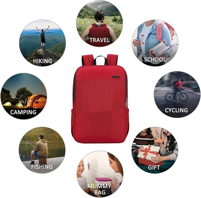 MAXTOP Deep Storage Laptop Backpack with USB Charging Port[Water Resistant] College Computer Bookbag Fits 16 Inch Laptop