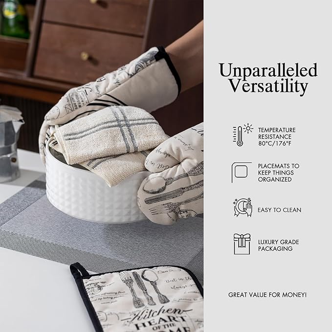 Placemats Set of 8 - Easy Clean Woven Vinyl Placemats for Dining Table, Indoor/Outdoor Place Mats, Washable PVC Table Mats （Silver Cube）