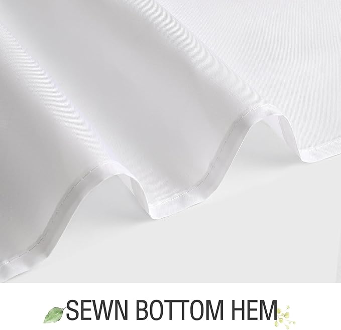 Gibelle Small Stall Shower Curtain 36 x 72, Narrow Half Olive Green Floral Shower Curtain for Bathroom, Watercolor Plant Eucalyptus Leaves Fabric Shower Curtain Set with Hooks