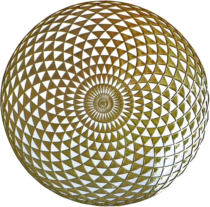 Vinyl Round Placemats Set of 4 - Non Slip Place Mats Ideal for Indoor and Outdoor Dining Table - Washable and Heat Resistant Table Mat for Kitchen Tables (Hunter Gold)