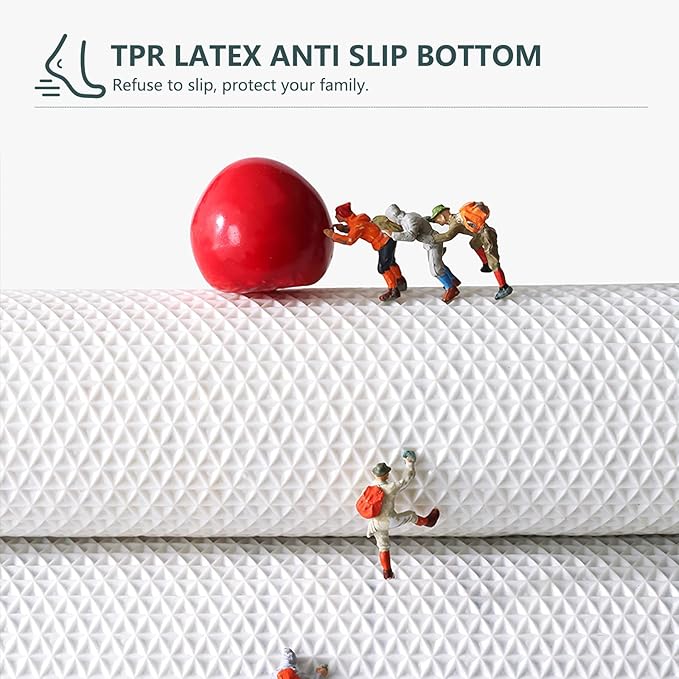 20"X30" Boho Bath Rugs for Bathroom Decor Non-Slip Bath Mat Absorbent Plush Microfiber Soft Carpet Machine Washable Bath Mat for Bathrooms,Showers,Laundry Rooms,White and Green