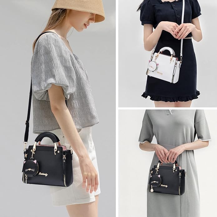 Xiaoyu Fashion Purses and Handbags for Women Ladies Crossbody Bags Top Handle Satchel Shoulder Bags Small Totes