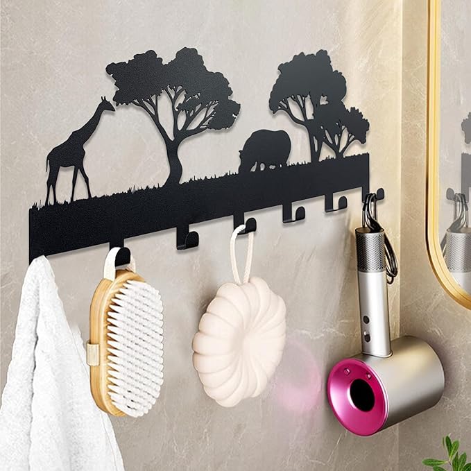 Metal Key Holder, Key Holder Wall Mounted Key Hooks Organizer Key Hanger Rack Wall Mounted for Home, Entryway, Hallway, Office