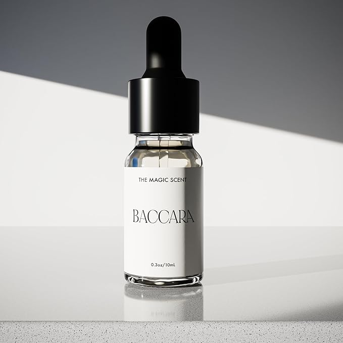 Baccara Diffuser Oil - Hotel & Home Luxury Scents Inspired by Baccarat Rouge - Diffuser Oil Scents for Home Designed for Use in All Diffusers - 0.3 fl oz, 10 mL