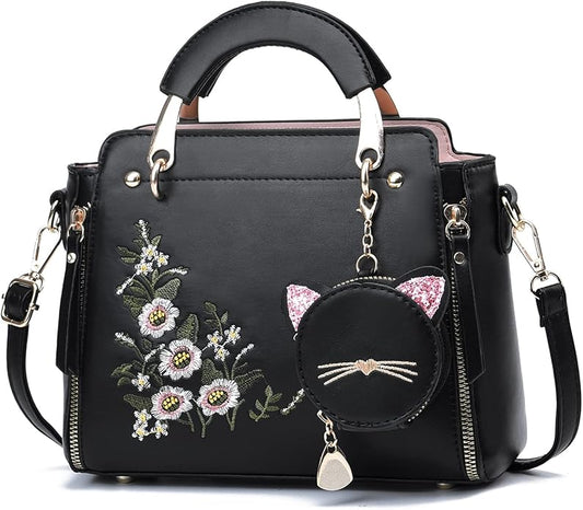 Xiaoyu Fashion Purses and Handbags for Women Ladies Crossbody Bags Top Handle Satchel Shoulder Bags Small Totes