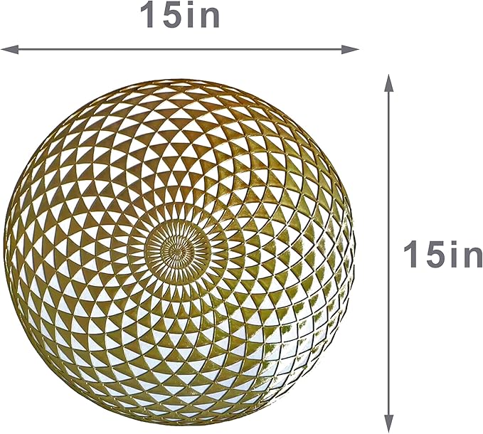 Vinyl Round Placemats Set of 4 - Non Slip Place Mats Ideal for Indoor and Outdoor Dining Table - Washable and Heat Resistant Table Mat for Kitchen Tables (Hunter Gold)