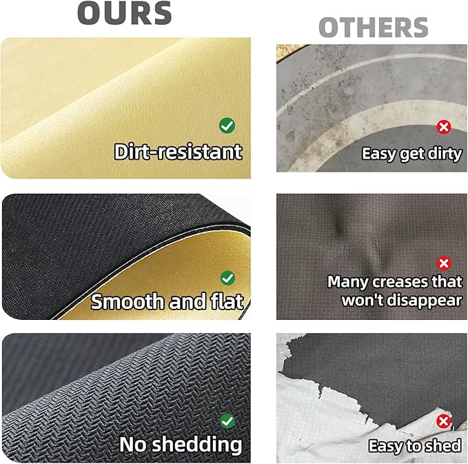 Bathroom Mat Quick Dry, Bathroom Rugs Non Slip Washable Thin Absorbent Bath Mat Fits Under Door Bathroom Floor Mat Perfect for Bath, Shower, or Sink 20"x30" Light Yellow