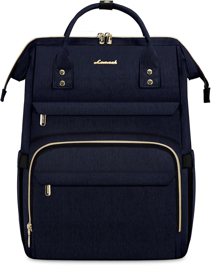 LOVEVOOK Laptop Backpack for Women,15.6 Inch Professional Womens Travel Backpack Purse Computer Laptop Bag Nurse Teacher Backpack,Waterproof College Work Bags Back Pack with USB Port,Royal Blue-2