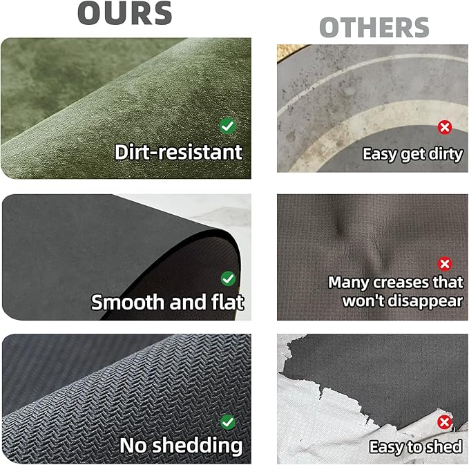 Bathroom Mat Quick Dry, Bathroom Rugs Non Slip Washable Thin Absorbent Bath Mat Fits Under Door Bathroom Floor Mat Perfect for Bath, Shower, or Sink 16"x24" Sage Green