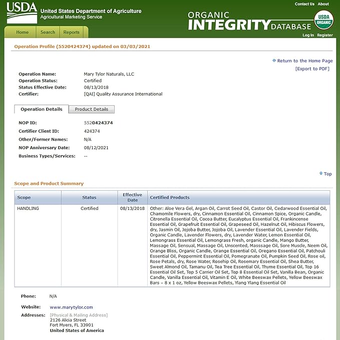 Mary Tylor Naturals Organic Shea butter 8 oz — USDA Certified Raw, Unrefined, Ivory From Ghana Africa — Great for Hair, Skin Nails and DIY projects