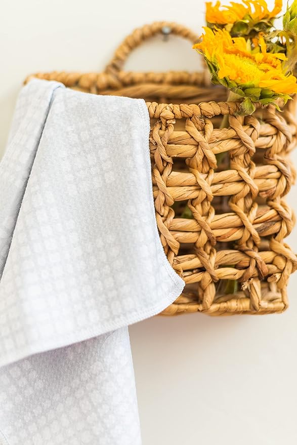 || 3 Pack|| Kitchen Towels || Dish Towels || Tea Towels || Highly Absorbent || Hanging Loop || Dish Cloths || Modern || Designer Prints (Neutrals)