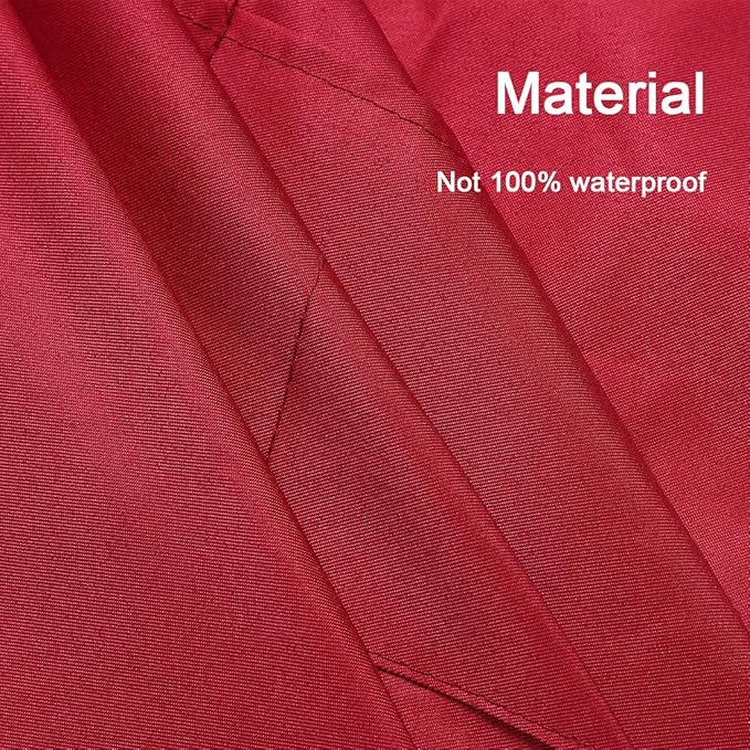 Total 6PCS Red Aprons Bulk for Women Unisex Plain Colour Bib Aprons with 2 Front Pockets Washable Apron for Painting Cooking Baking Kitchen Restaurant Crafting