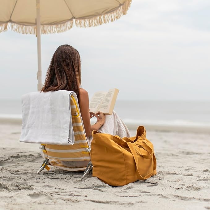 VeraMia Canvas Grocery Bag 3pc XL Set with Real Pockets, Long Shoulder Strap and Short Handle. Heavy Duty, Foldable, Washable