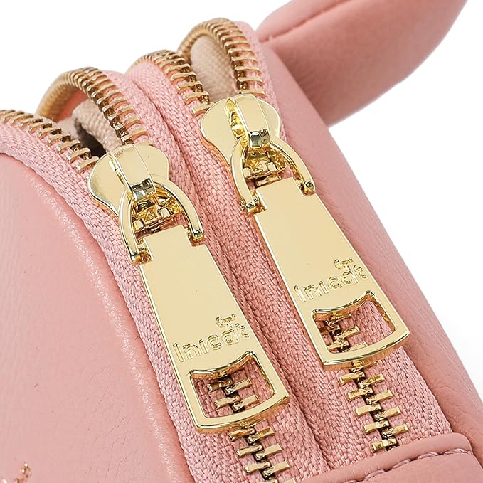 INICAT Travel Small Sling Bag Leather Crossbody Bags for Women Fanny Packs Cross Body Bag for Woman Cross Body Purses