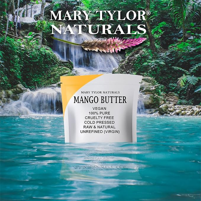 Mary Tylor Naturals Mango Butter 1 lb Cold Pressed, Unrefined,Raw Pure Mango Butter —