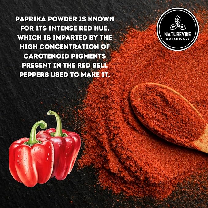 Paprika Powder 2lb by Naturevibe Botanicals | Red Paprika Ground Seasoning | Great for Garnishing (32 Ounces)