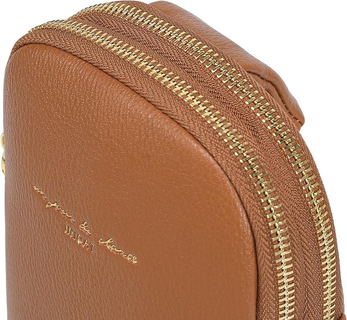 INICAT Travel Small Sling Bag Leather Crossbody Bags for Women Fanny Packs Cross Body Bag for Woman Cross Body Purses