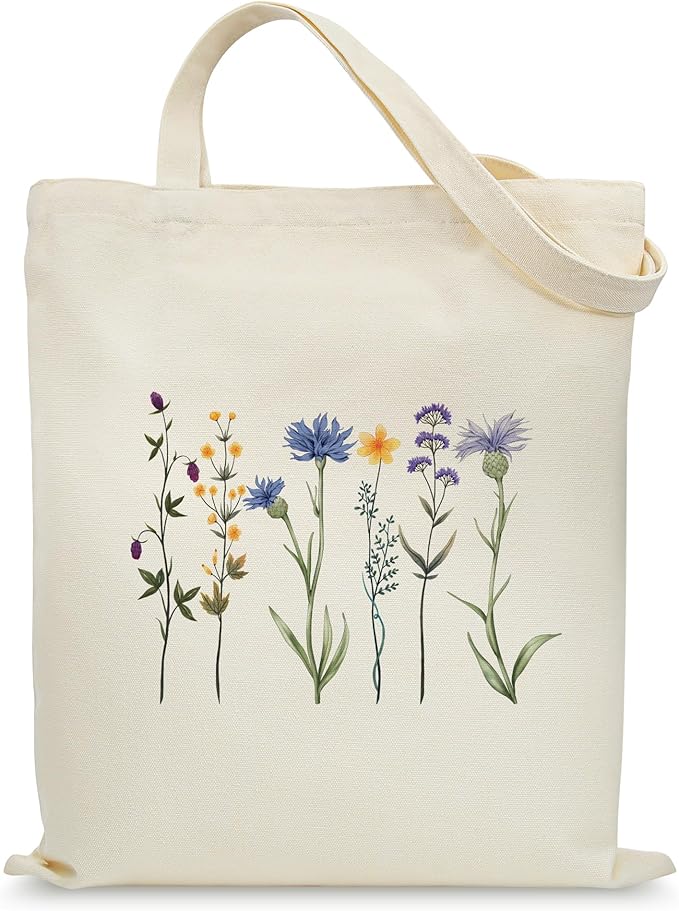 Tote Bag for Women, Canvas Tote Bag with Pockets,Canvas Shopping Bags,Reusable Grocery Bags