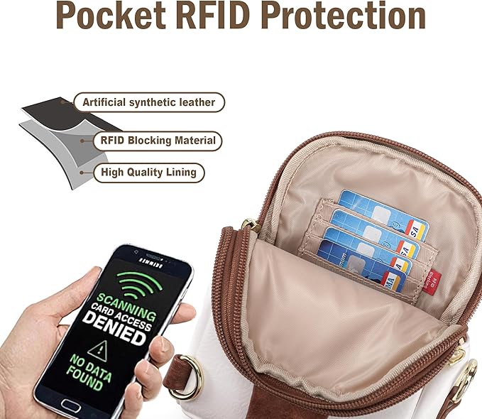 INICAT Travel Small Sling Bag Leather Crossbody Bags for Women Fanny Packs Cross Body Bag for Woman Cross Body Purses