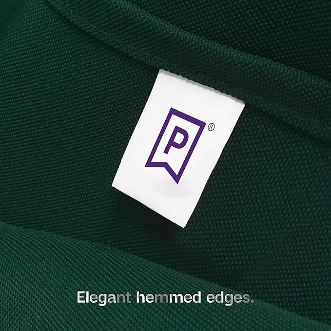 Gee Di Moda Rectangle Tablecloth - 60 x 126 Inch Hunter Green Table Cloth for 8 Foot Rectangle Table - Heavy Duty Washable Fabric - for 8 Ft Buffet Table, Holiday Party, Dinner, Wedding & Baby Shower