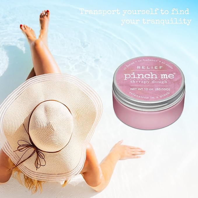 Pinch Me Therapy Dough - Holistic Aromatherapy Stress Relieving Putty - 10 Ounce (Relief)