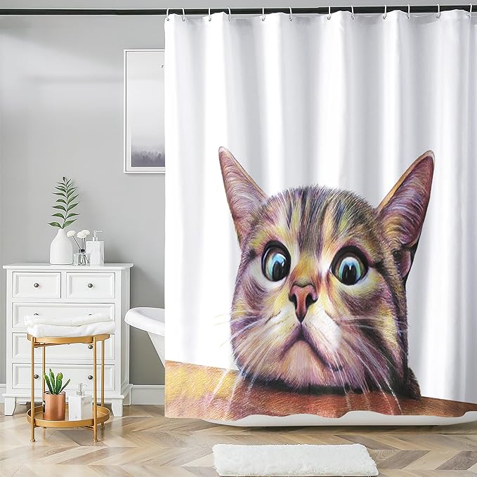 Bohemian Bathroom Curtain Colorful Boho Floral Print Beautiful Bright Polyester Fabric Cloth Shower Curtain for Bathroom Decoration, 72"x72"