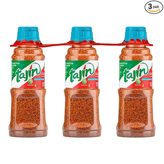 Tajin Clásico Reduced Sodium Seasoning 5 oz (Pack of 3)