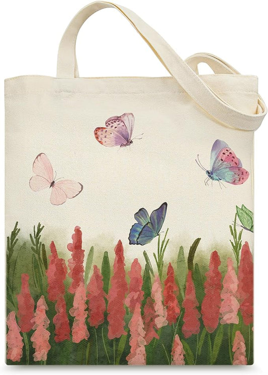 Tote Bag for Women, Canvas Tote Bag with Pockets,Canvas Shopping Bags,Reusable Grocery Bags