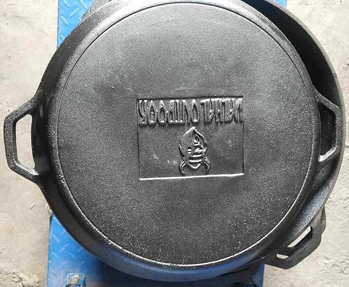 LI-GELISI Oversized Cast Iron Skillet (25 inch)