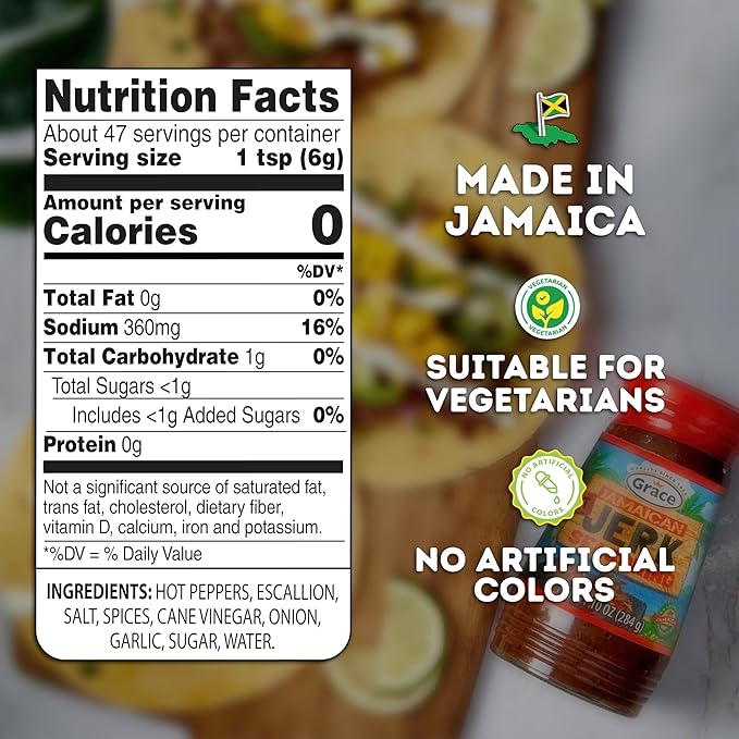 Grace Jamaican Jerk Seasoning Paste Variety Pack - Honey, Mild & Hot Jerk Seasoning Jamaican Style - Caribbean Jerk Seasoning Mix for Jerk Chicken Seasoning & Oxtail Seasoning - Best BBQ Rub for Pork Ribs & Steaks