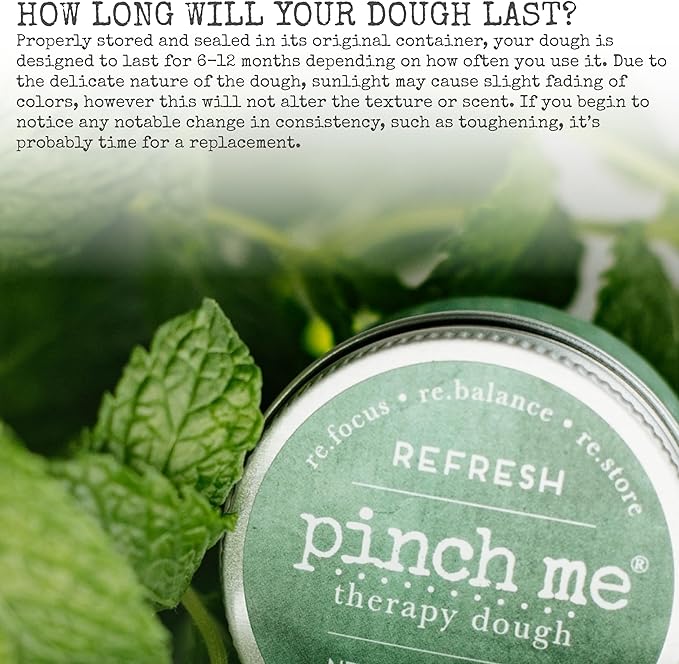 Pinch Me Therapy Dough - Holistic Aromatherapy Stress Relieving Putty - 10 Ounce (Beach)