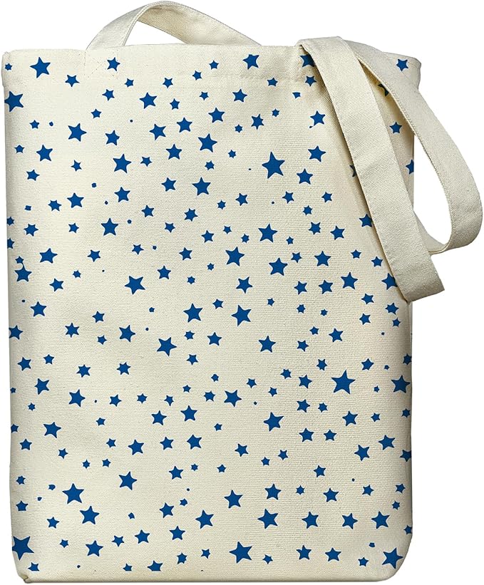 Tote Bag for Women, Reusable Zippered Canvas Bag with Handles Pocket Thick Canvas, for Grocery Shopping Beach Gift