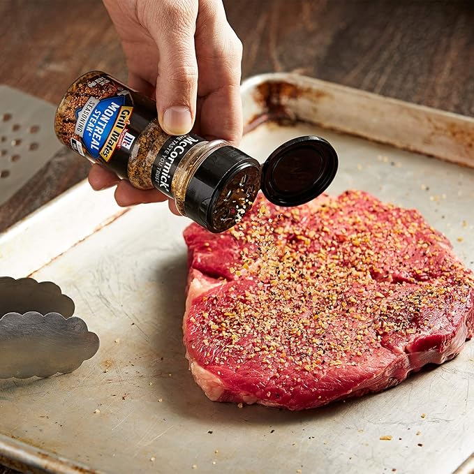 McCormick Grill Mates Spices, Everyday Grilling Variety Pack (Montreal Steak, Montreal Chicken, Roasted Garlic & Herb, Hamburger), 4 Count