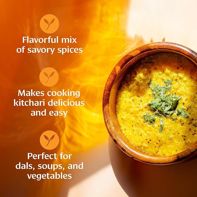 Banyan Botanicals Kitchari Spice Mix – Ayurvedic Kitchari Blend with Organic Herbs & Spices – for Ayurvedic Meals & Digestive Health – 2.8 oz – Non GMO Sustainably Sourced Vegan