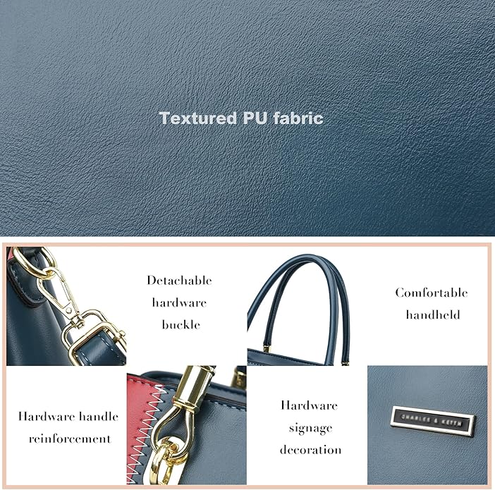 KURGOOL Women Purses and Handbags Top Handle Satchel Shoulder Bags Messenger Tote Bag for Ladie