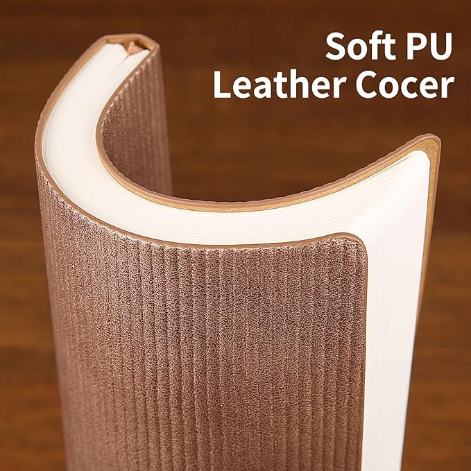 Lined Journal Notebook for Work College Ruled Note Book 5.79"x8.27" A5 PU Leather Daily Journaling 216 Pages for Women Men Writing Home School Supplies Business (A5 Lined 216pages, 09-RoseGold)