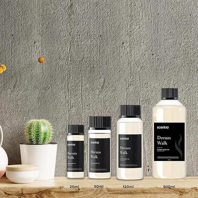 Hotel Diffuser Oil Inspired by The Westin Hotel Scent - 50 ml 1.69 fl oz - Fragrance Oil Blend White Tea, Cedarwood & Amber Notes for Aromatherapy Diffusers and Humidifiers - Dream Walk