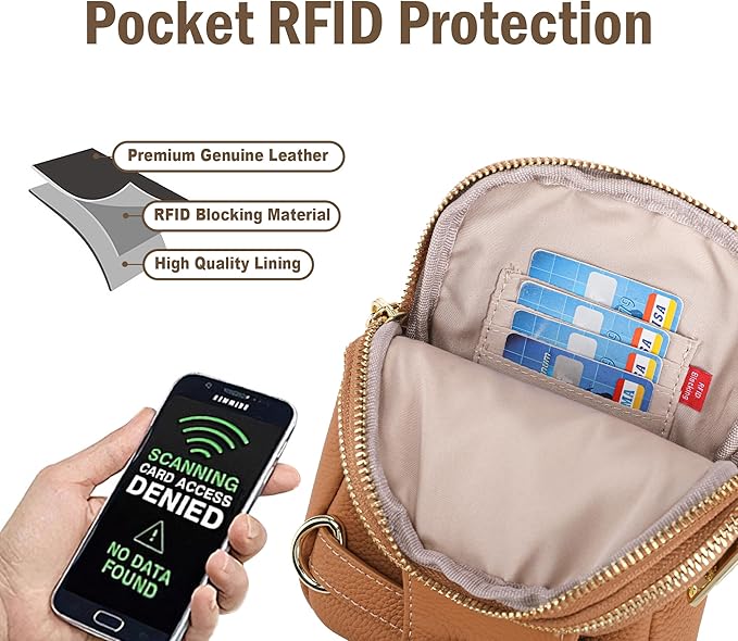 INICAT Travel Small Sling Bag Leather Crossbody Bags for Women Fanny Packs Cross Body Bag for Woman Cross Body Purses