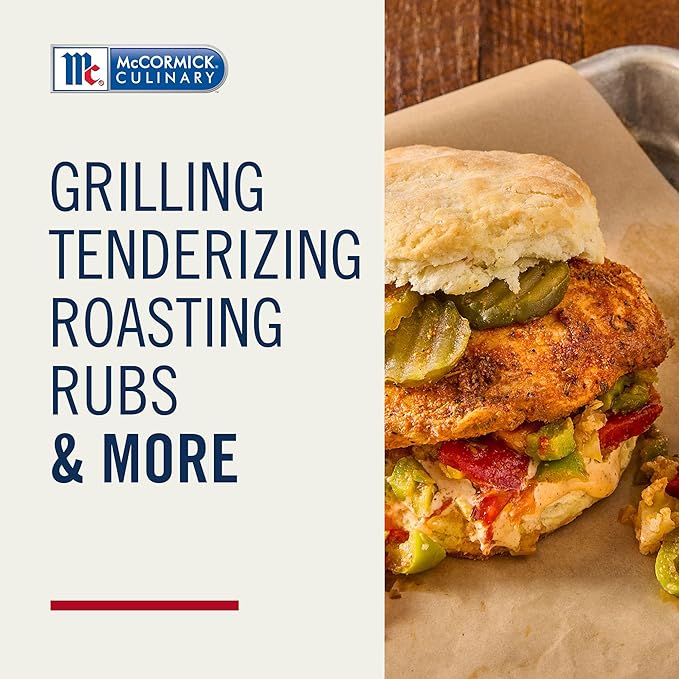 McCormick Culinary Seasoning, Blackened, Non GMO, No MSG added, For Quality Blackened Flavor in Culinary & Professional Kitchens, 23 oz