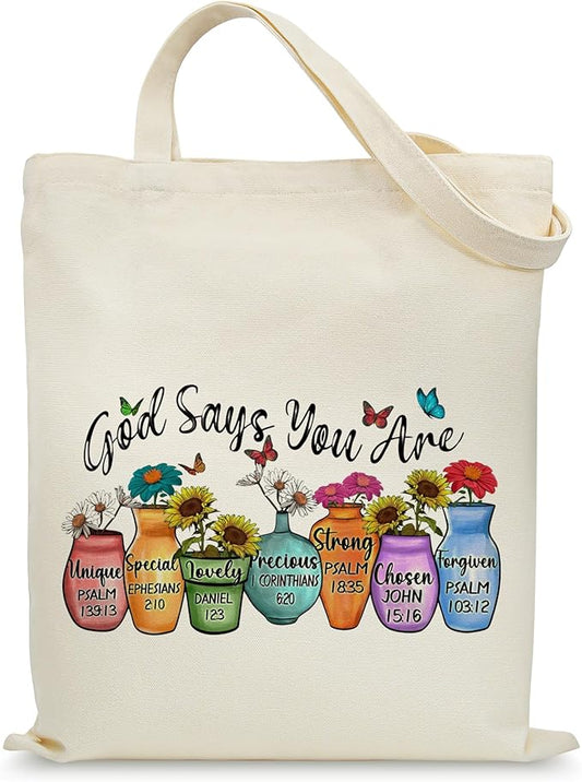 Tote Bag for Women, Canvas Tote Bag with Pockets,Canvas Shopping Bags,Reusable Grocery Bags