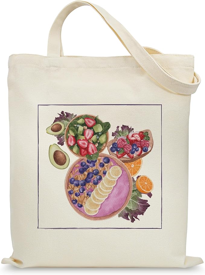 Tote Bag for Women, Canvas Tote Bag with Pockets,Canvas Shopping Bags,Reusable Grocery Bags