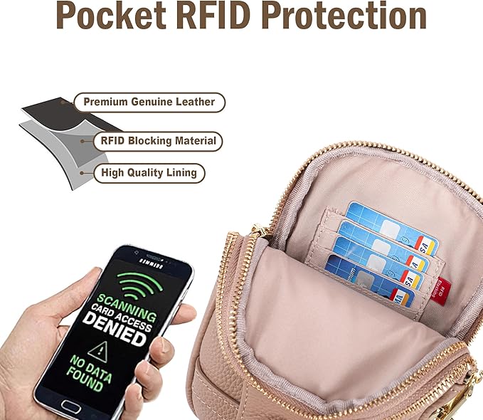 INICAT Travel Small Sling Bag Leather Crossbody Bags for Women Fanny Packs Cross Body Bag for Woman Cross Body Purses