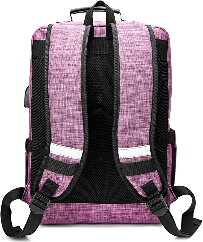 HFSX Laptop Backpack Women Men College Backpacks Bookbag Vintage Backpack Book Bag Fashion Back Pack Anti Theft Travel Backpacks with Charging Port fit 15.6 Inch Laptop