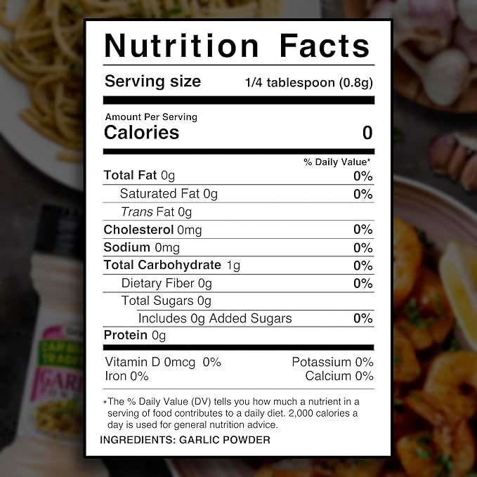 Grace Caribbean Traditions Garlic Powder - 2 Pack - Caribbean Granulated Garlic Powder - Ground Garlic Powder Seasoning for Cooking - Gluten Free Garlic Spice
