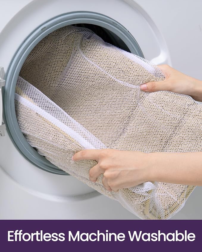 DEXI Bathroom Rug 24x16, Non Slip Washable Bath Mat for Shower Floor, Absorbent Soft Bathmat with Rubber Backing, Quick Dry Microfiber Carpet, Beige