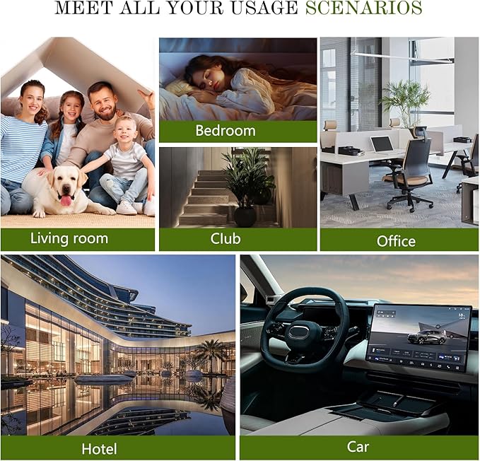 Hotel Luxury Waterless Diffuser Essential Oil Set(3X 20mL), Aroma Scent Oil My Way,Infinity, White Tea Usage Cold Air Diffuser Aromatherapy for Home, Car, Hotel, Office