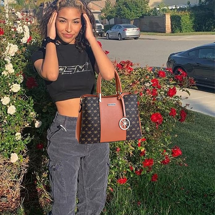 KURGOOL Women Purses and Handbags Top Handle Satchel Shoulder Bags Messenger Tote Bag for Ladie