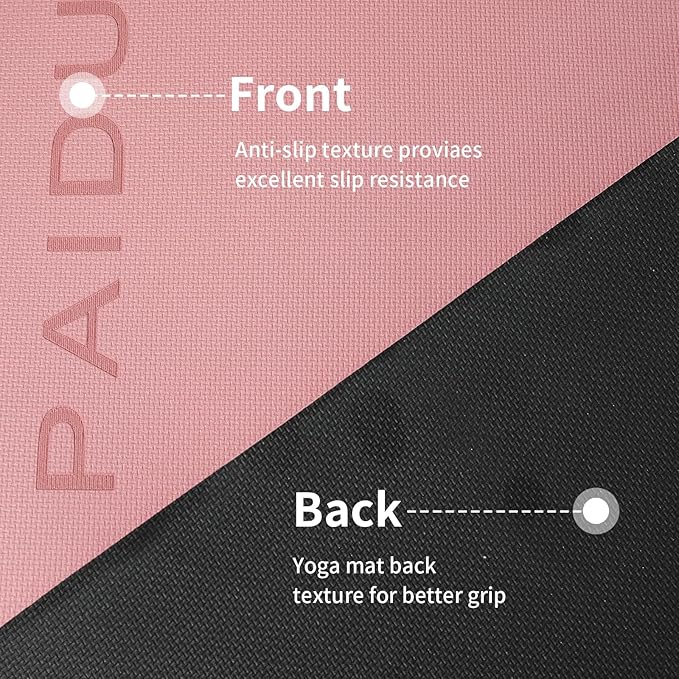 Yoga Mat Non Slip Anti-tear,extra thick-2/5 inch（10MM）High Resiliency Professional POE Yoga Mats for Women Men Kids,72"x24"inch,Workout, Yoga, Pilates and Floor Exercise, with Carrier Strap